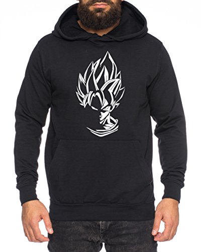 Super Son Goku Herren Hoodie One Dragon Master Ball Vegeta Turtle Roshi Piece Golds Db, Farbe:Schwarz;Größe:M von Sambosa