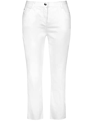 SAMOON Damen 220020-21401 Hose, White, 54 von Samoon