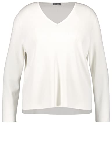 SAMOON Damen 272004-25109 Pullover, Offwhite, 52 von Samoon