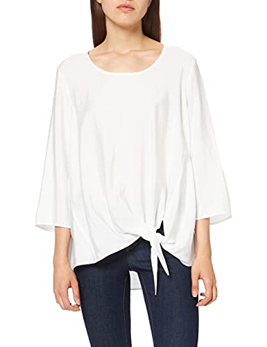 Samoon Damen Blouse 3/4 Mouw Bluse, Offwhite, 42 von Samoon