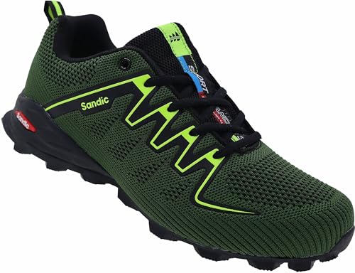Herren Sportschuhe Sneaker Turnschuhe Laufschuhe Männer Schuhe Nr. 6302 (d.grün grün, 42) von Sandic