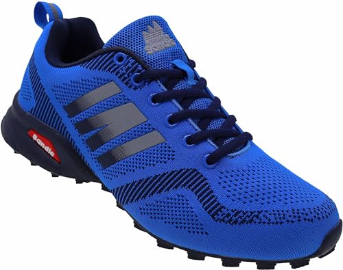 Herren Sportschuhe Sneaker Turnschuhe Laufschuhe Schuhe Nr. 2941 (royal Navy, EU Schuhgrößensystem, Erwachsene, Herren, Numerisch, M, 44) von Sandic