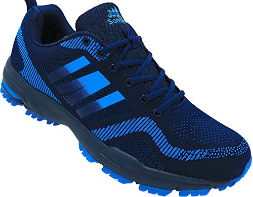 Herren Sportschuhe Sneaker Turnschuhe Schuhe Übergröße Art. Nr. 1388 (Navy Blau, eu_Footwear_Size_System, Adult, Men, Numeric, medium, Numeric_47) von Sandic