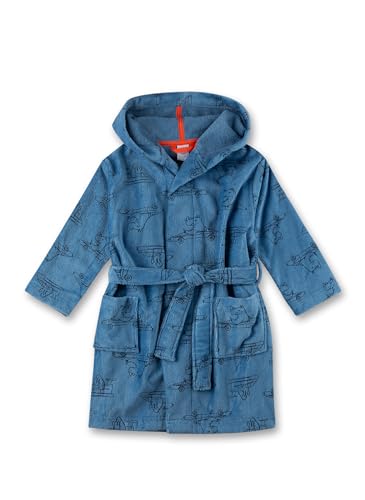 Jungen-Bademantel Blau | Hochwertiger und kuscheliger Bademantel aus Frottee für Jungen. Nashorn-Bademantel mit Kapuze & Gürtel | Bademantel für Jungen Jungen-Bademantel Blau | Hochwertiger und kuscheliger Bademantel aus Frottee für Jungen. Nashorn-Bademantel mit Kapuze & Gürtel | Bademantel für Jungen von Sanetta