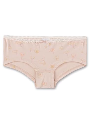Mädchen-Cutbrief Lila | Hochwertige und nachhaltige Unterhose für Mädchen aus Bio-Baumwolle. Unterhose Spitze und floralem Print | Unterwäsche für Mädchen von Sanetta