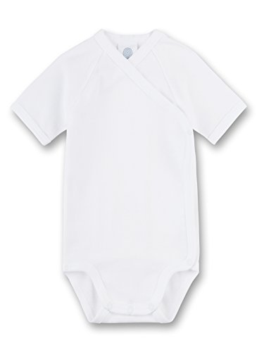 Sanetta 302200 Unisex - Baby Babykleidung/ Unterwsche/ Body, Weiß (Weiss), Gr. 50 von Sanetta