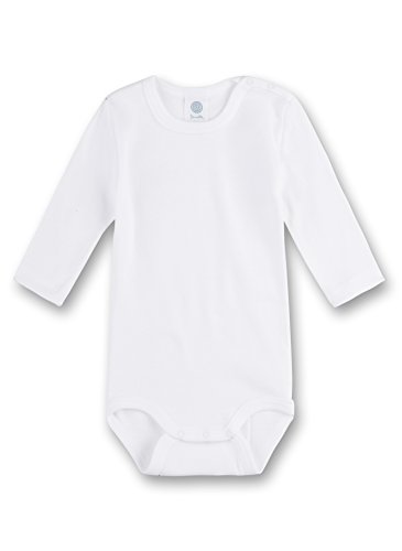 Sanetta 320700 Unisex - Baby Babykleidung/ Unterwsche/ Bodys, Weiß (Weiss), Gr. 62 von Sanetta