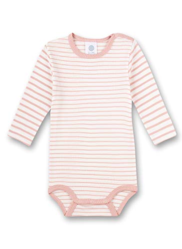 Sanetta Body Langarm Rosa | Hochwertiger und nachhaltiger Body für Mädchen aus Bio-Baumwolle. Baby Body 068 von Sanetta