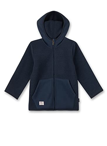 Sanetta Baby-Jungen 126198 Fleecejacke, deep Blue, 62 von Sanetta