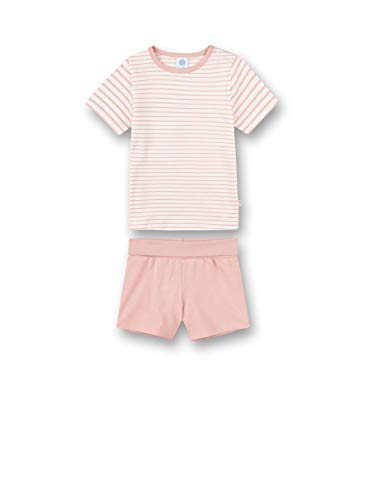 Sanetta Baby - Mädchen Schlafanzug Kurz Rosa Baby und Kleinkind Schlafanz ge, Silver Pink, 86 EU von Sanetta