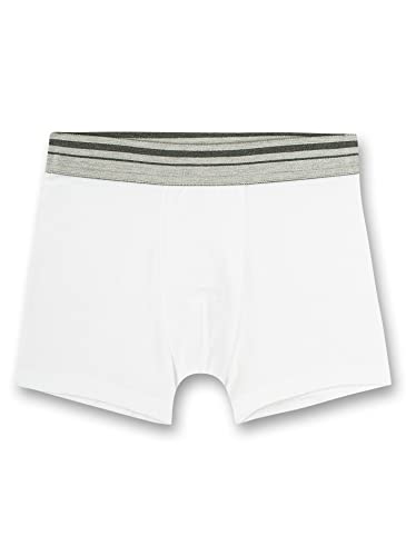 Sanetta Jungen-Hipshorts Weiß | Hochwertige und nachhaltige Unterhose für Jungen aus Baumwolle. Unterwäsche für Jungen 188 von Sanetta