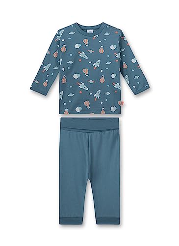 Sanetta Jungen-Schlafanzug Blau 092 von Sanetta