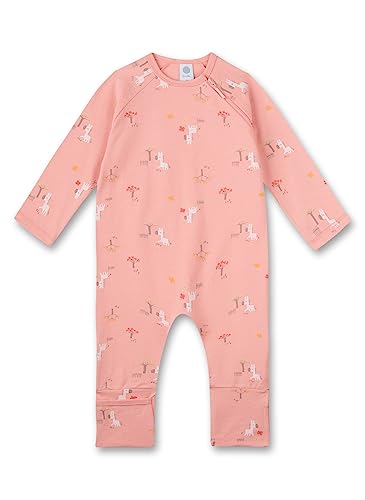 Sanetta Mädchen-Overall Rosa Donkey | Praktischer und bequemer Strampler aus weicher Bio-Baumwolle für Mädchen. | Babyoverall Größe 050 von Sanetta