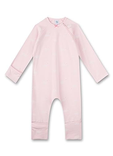 Sanetta Mädchen-Overall Rosa | Praktischer und bequemer Strampler aus weicher Bio-Baumwolle für Mädchen. | Babyoverall Größe 074 von Sanetta