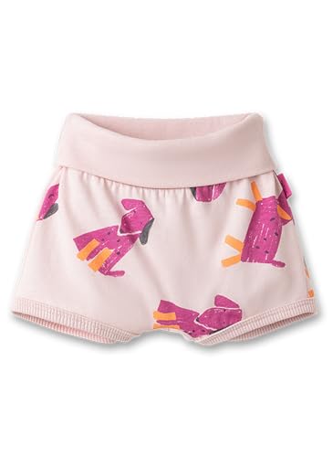 Sanetta Mädchen-Shorts Rosa | Praktische und Bequeme Sweathose aus Bio-Baumwolle für Mädchen. Hose mit Umschlagbund und Hundeprint | Baby Bekleidung Sanetta Mädchen-Shorts Rosa | Praktische und Bequeme Sweathose aus Bio-Baumwolle für Mädchen. Hose mit Umschlagbund und Hundeprint | Baby Bekleidung von Sanetta