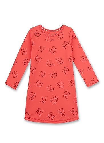 Sanetta Mädchen-Nachthemd Rot 098 von Sanetta