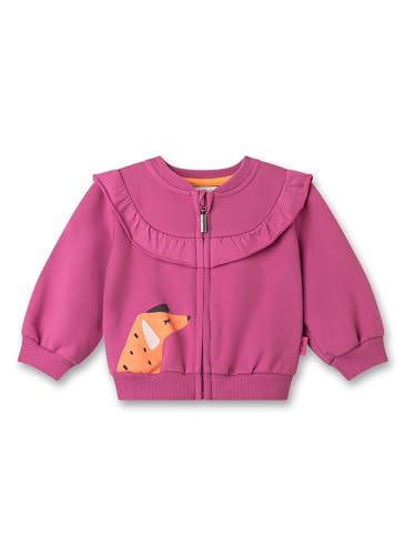Sanetta Pure Mädchen-Sweatjacke Pink | Hochwertige und praktische Sweatjacke aus Bio-Baumwolle für Mädchen. Kinder Bekleidung 086 von Sanetta