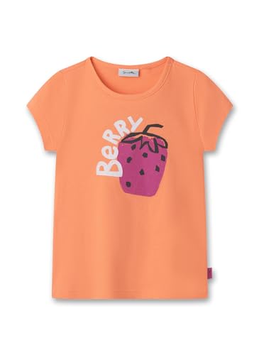 Sanetta Pure Mädchen T-Shirt Orange | Hochwertiges und gemütliches Shirt aus Bio-Baumwolle für Mädchen. Kinder Bekleidung 098 von Sanetta