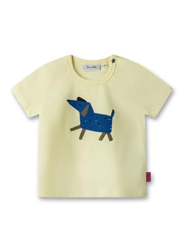 Sanetta Pure Unisex T-Shirt Gelb | Nachhaltiges und bequemes Shirt aus Bio-Baumwolle für Jungen. Baby Bekleidung 086 von Sanetta