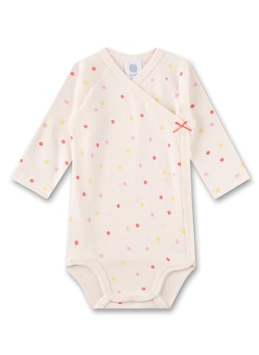 Sanetta Wickelbody Rosa | Nachhaltiger und süßer Wickelbody für Mädchen aus Bio-Baumwolle. Baby Wickelbody 068 von Sanetta