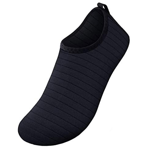 Sanfiyya Wasserschuhe für Männer Männer, schnell trockene Aqua-Socken, Schwimmstrand barfuß für Strandschwimmsport-Surf Yoga-Übung (44-45) von Sanfiyya