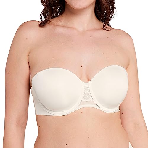 Sans Complexe, Bügel-BH Bandeau Schalen, So Feminine, GCA Elfenbein, 95D von Sans Complexe