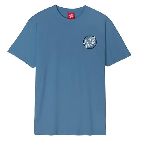 Santa Cruz Breaker Check Opus Dot T-Shirt, dusty blue, L von Santa Cruz