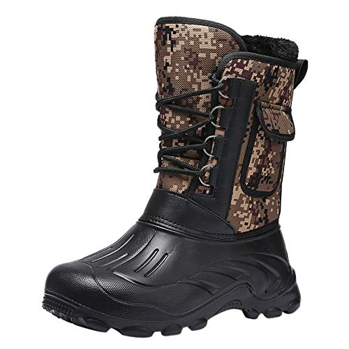 Santimon Wasserdicht Schneestiefel Outdoor Rutschfest Gummi Thermostiefel Gemütlich Warm Gefüttert Tarnung Beiläufig Winterstiefel Camouflage Gold 45 EU Santimon Wasserdicht Schneestiefel Outdoor Rutschfest Gummi Thermostiefel Gemütlich Warm Gefüttert Tarnung Beiläufig Winterstiefel Camouflage Gold 45 EU von Santimon