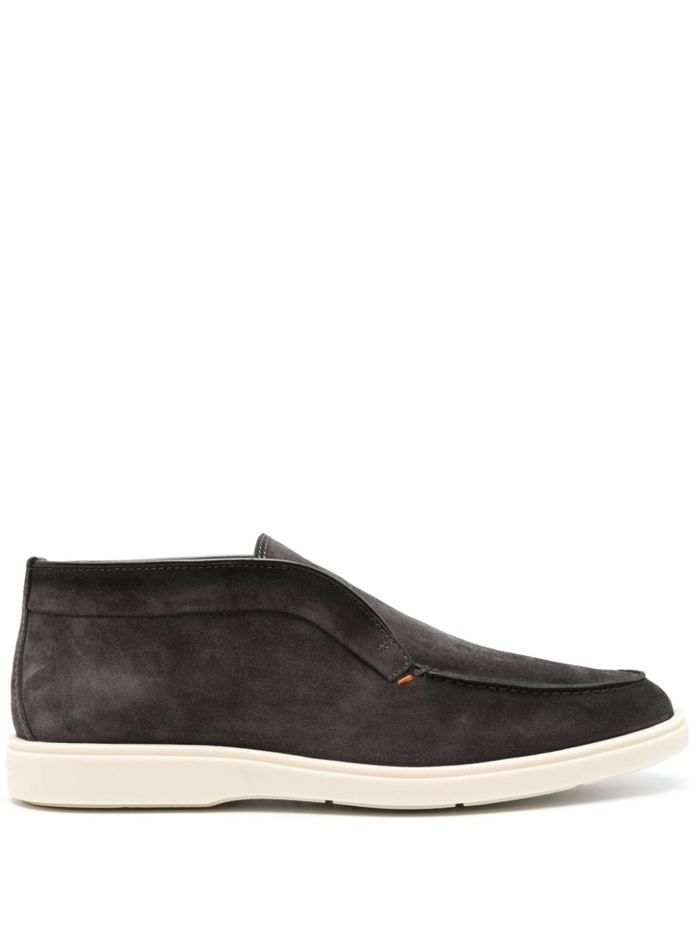 Santoni Slip-On-Boots aus Wildleder - Grau von Santoni