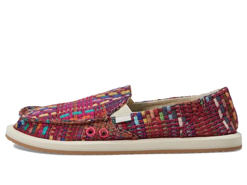 Sanuk Damen Donna Decke Slipper, Pink Multi, 41 EU von Sanuk