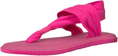 sanuk Damen Yoga Sling#2 Spectrum Zehentrenner, Pink (Cabaret) von Sanuk