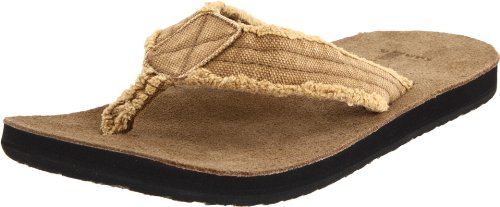 Sanuk Fraid Not 29418060, Herren Zehentrenner, Beige (KHAKI), EU 42 (US 9) von Sanuk