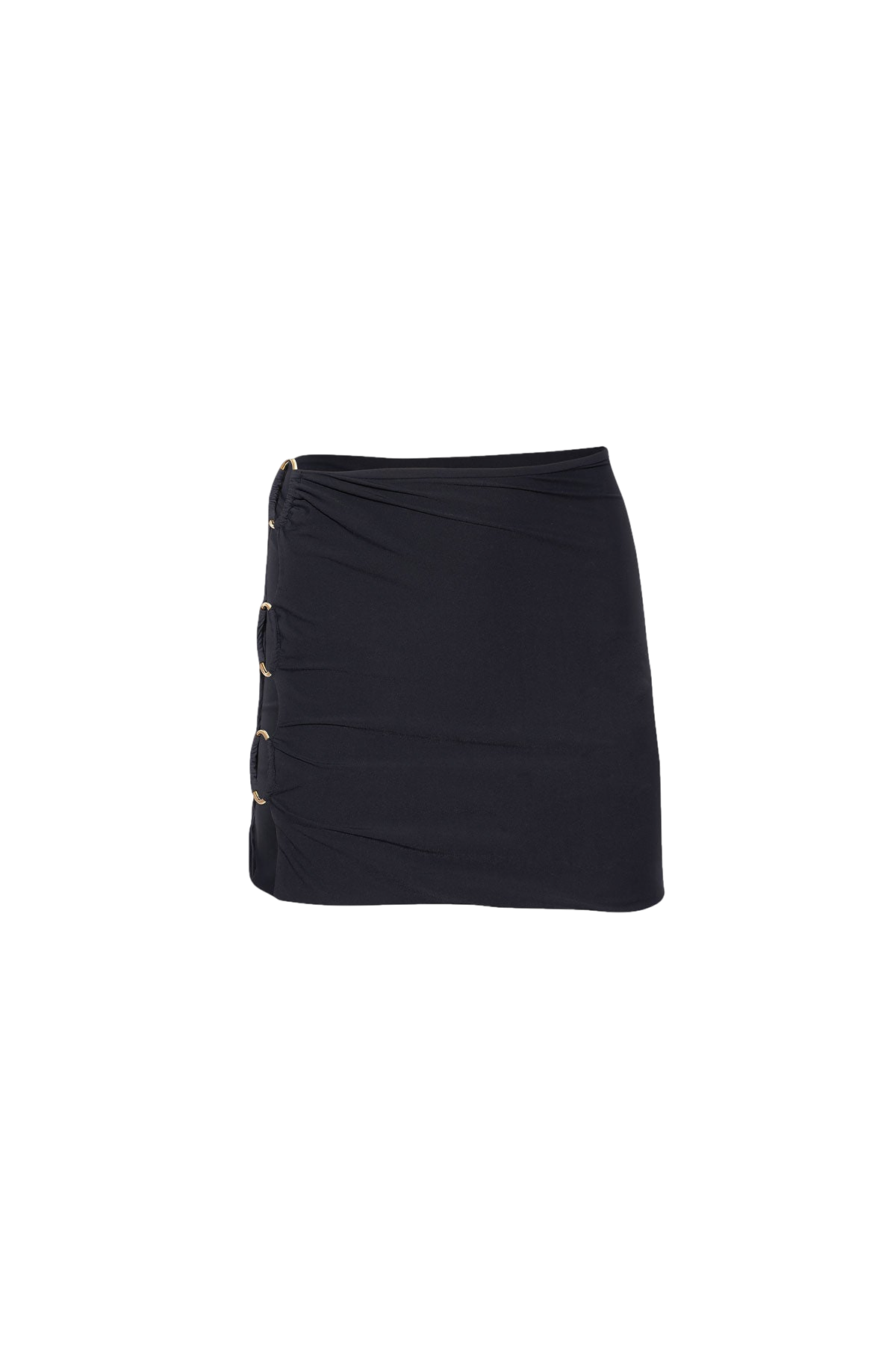 3 Rings Mini Skirt in Black von Sara Cristina