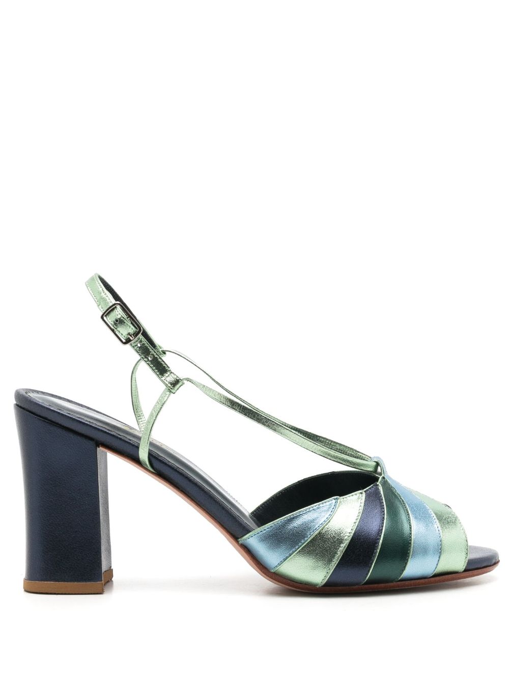 Sarah Chofakian Slingback-Sandalen 75mm - Blau von Sarah Chofakian