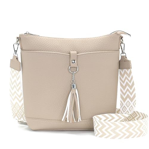 Sasrymnl große umhängetasche damen mittelgroß beigegrau handtasche damen mittelgroß handtasche damen groß Veganes Leder crossbody bag damen groß Sasrymnl große umhängetasche damen mittelgroß beigegrau handtasche damen mittelgroß handtasche damen groß Veganes Leder crossbody bag damen groß von Sasrymnl