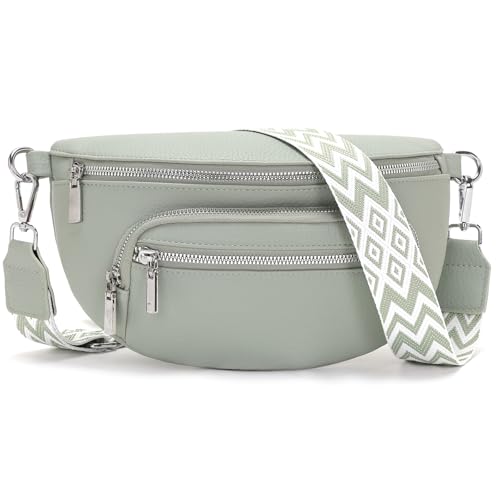 Sasrymnl kleine bauchtasche damen Hellgrün umhängetasche damen klein gürteltasche Veganes Leder brusttasche handtasche crossbody bag Sasrymnl kleine bauchtasche damen Hellgrün umhängetasche damen klein gürteltasche Veganes Leder brusttasche handtasche crossbody bag von Sasrymnl