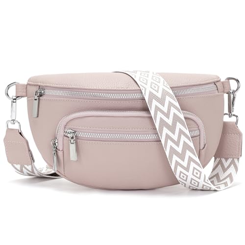 Sasrymnl kleine bauchtasche damen Hellrosa umhängetasche damen klein gürteltasche Veganes Leder brusttasche handtasche crossbody bag Sasrymnl kleine bauchtasche damen Hellrosa umhängetasche damen klein gürteltasche Veganes Leder brusttasche handtasche crossbody bag von Sasrymnl