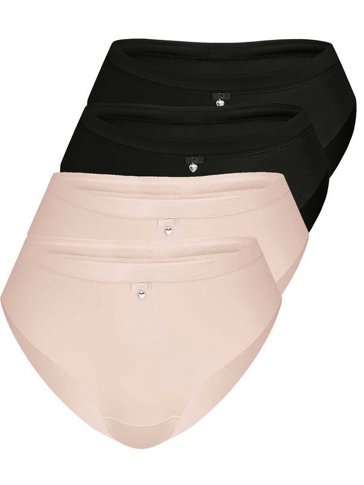 Sassa Bikinislip 4er Sparpack Slip CLASSIC LOOK (Spar-Set, 4-St) Zwickel von Sassa