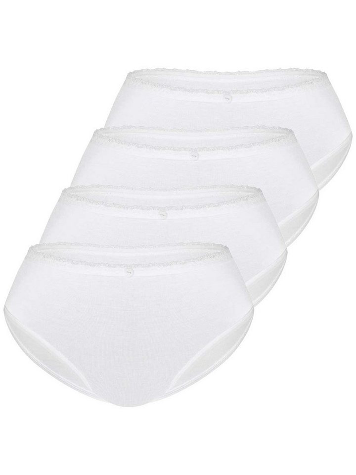 Sassa Bikinislip 4er Sparpack Slip STRIPE RANGE (Spar-Set, 4-St) Zwickel von Sassa