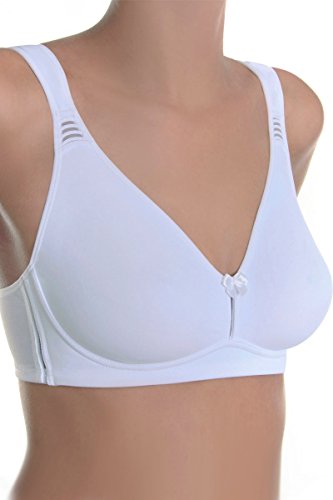 Sassa Damen Sport-BH vorgeformt, Weiss, 80B (Herstellergröße:80B) von Sassa