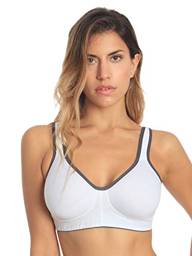 Sassa Spacer Sport BH Sports Bras 10865 Gr. 95 B in White von Sassa