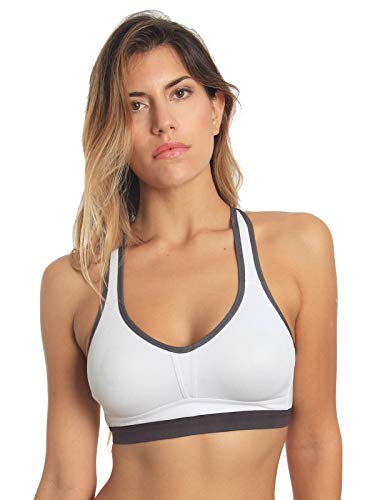 Sassa Sport BH Sports Bras 10864 Gr. 85 C in White von Sassa