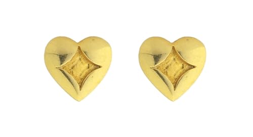 Ohrringe aus 18 Karat echtem zertifiziertem feinem Gelbgold, schönes Design, Gelbgold, Kein Edelstein von Satfale Jewellers