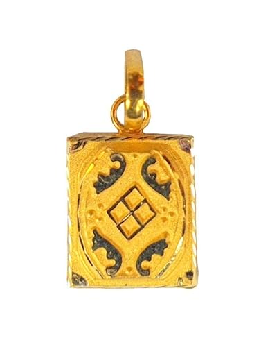 Satfale Jewellers 22K/18K echt zertifiziert Geldstrafe Gelb Gold Quadrat von Satfale Jewellers