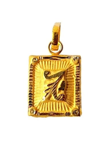 Satfale Jewellers 22K/18K echt zertifiziert Geldstrafe Gelb Gold Quadratische Form von Satfale Jewellers