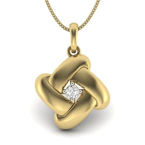 Satfale Jewellers 22K/18K echt zertifiziert Geldstrafe Gelb Gold Schöner CZ von Satfale Jewellers