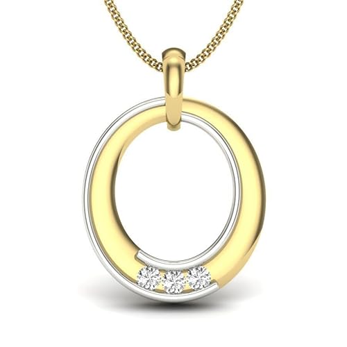 Satfale Jewellers 22K/18K echt zertifiziert Geldstrafe Gelb und Weiß Gold Erfreulich CZ von Satfale Jewellers