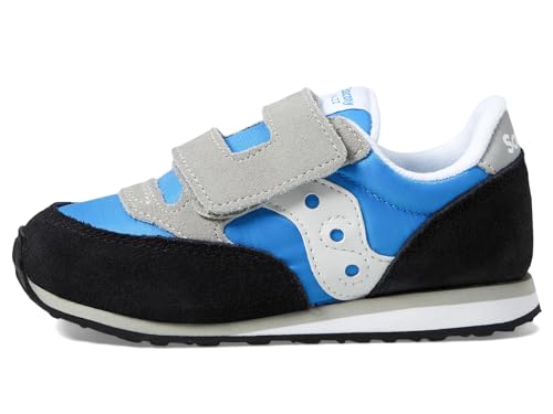 Saucony Babyschuhe Baby Jazz HL Blue Black Grey mit Klettverschluss SL267499, Blue Black Grey, 25 EU von Saucony