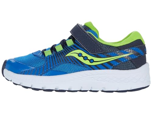 Saucony Boy's Velocer A/C (Little Kid/Big Kid) Blue/Green 6 Big Kid M von Saucony