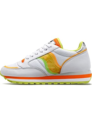 Saucony Damen-Sneaker Jazz Triple S60645-1 Weiß, Weiß Orange, 37.5 EU von Saucony